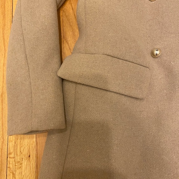 🌹SOLD🌹 MANGO Wool Tan Beige Coat NWOT - Picture 10 of 13